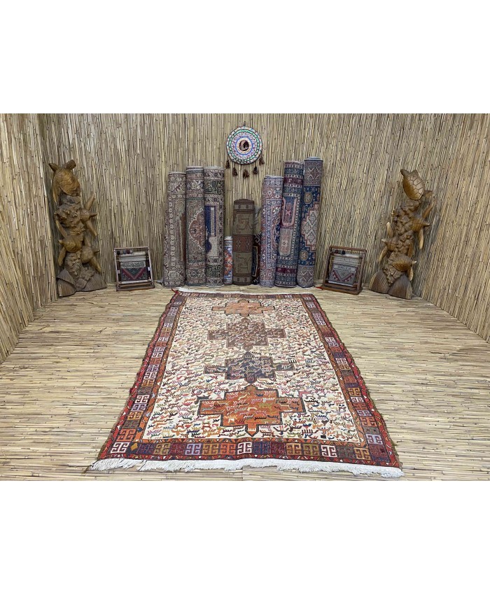 Handmade Hakkari Şehsavan Original Wool On Cotton Kilim – FREE SHIPPING..!